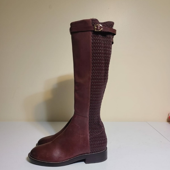 burgundy winter boots